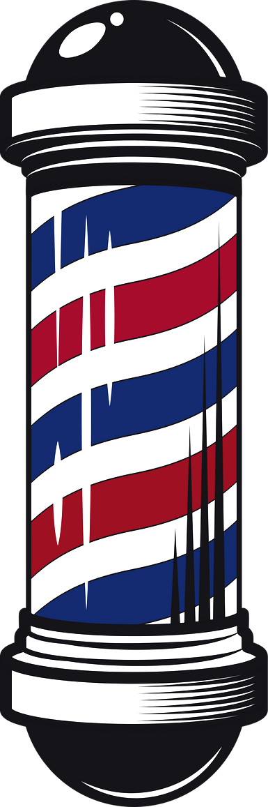 Barber Shop Signage Illustration